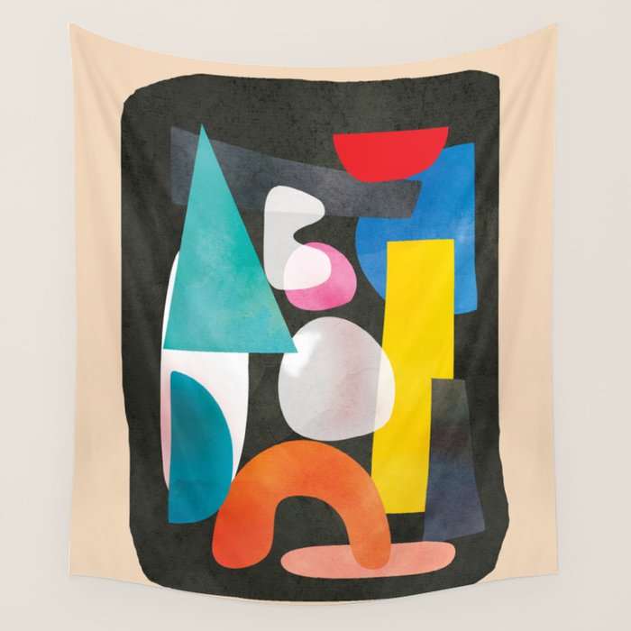 Abstract Modern Art 27 Wall Tapestry Gallery Image 4