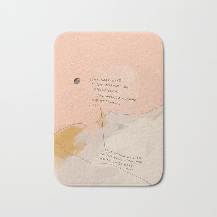 Sometimes Hope is Bath Mat Gallery Image 1