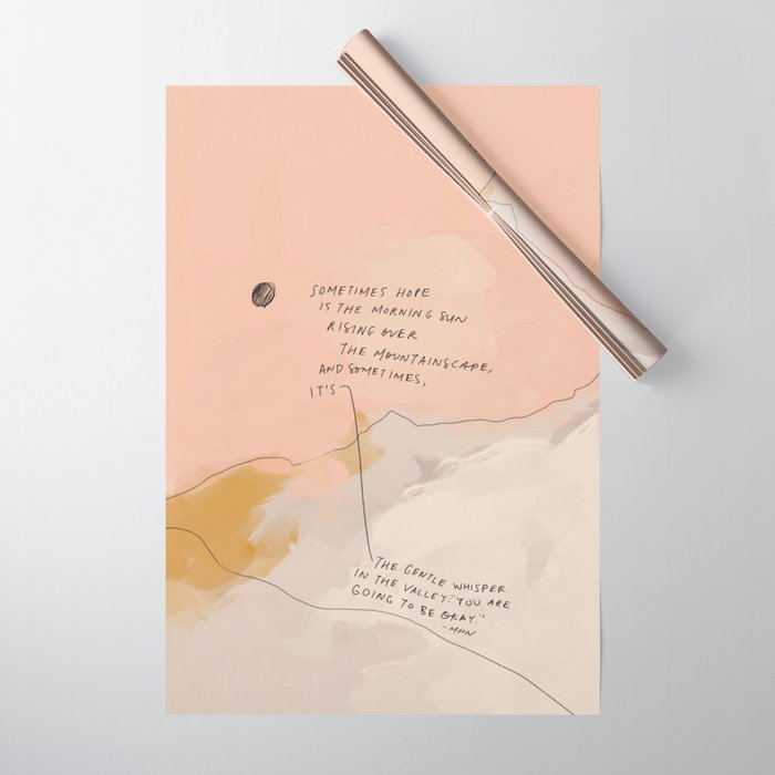 Sometimes Hope is Wrapping Paper Gallery Image 1