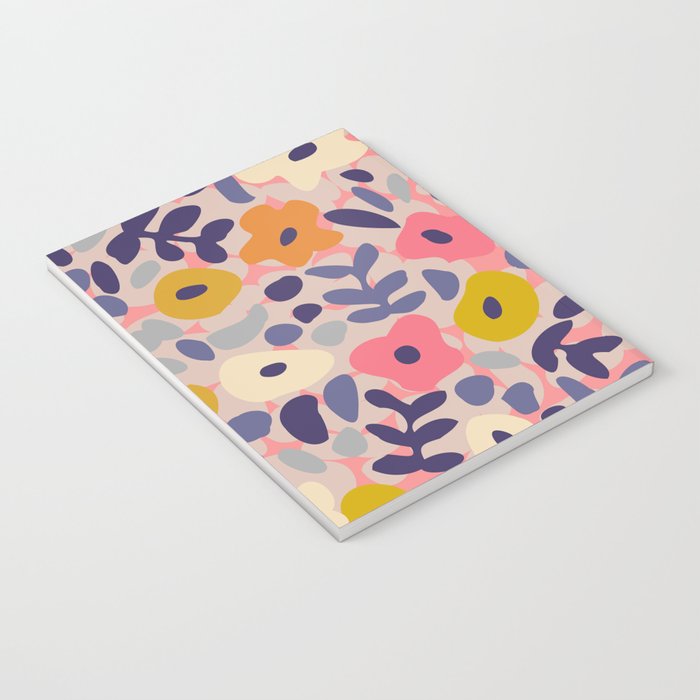 Funny sunny floral pattern Notebook Gallery Image 3