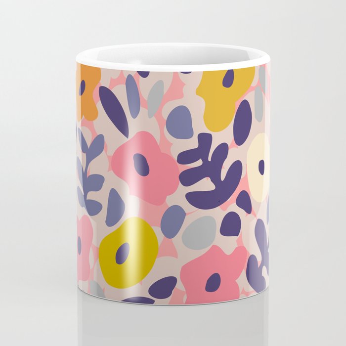 Funny sunny floral pattern Coffee Mug Gallery Image 4