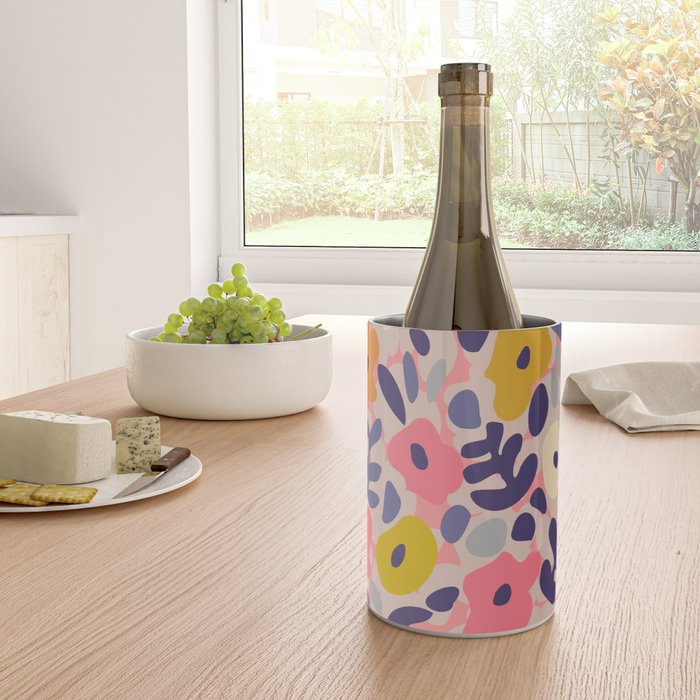 Funny sunny floral pattern Wine Chiller Gallery Image 4
