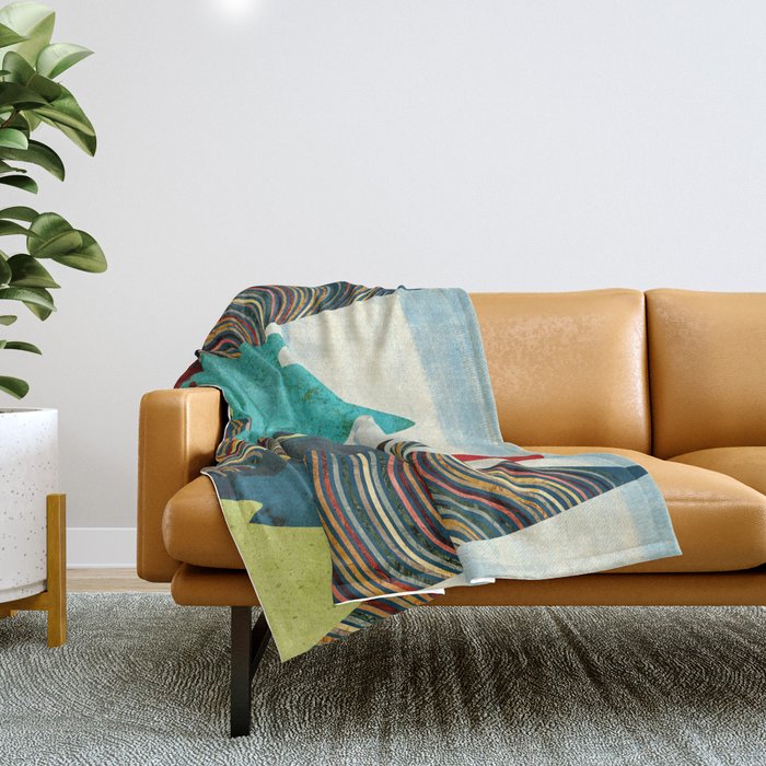 Color Peaks Throw Blanket Gallery Image 1