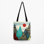 Color Peaks Tote Bag Gallery Image 2