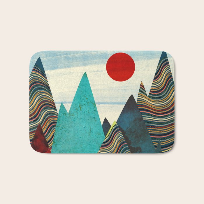 Color Peaks Bath Mat Gallery Image 1