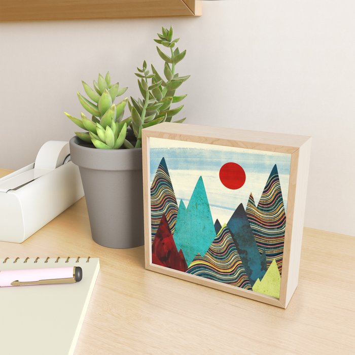 Color Peaks Mini Art Print Gallery Image 2