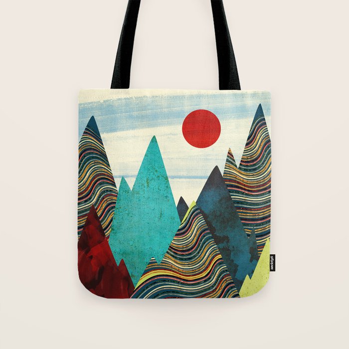 Color Peaks Tote Bag Gallery Image 1
