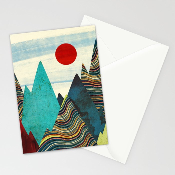 Color Peaks Stationery Card Gallery Image 2