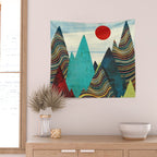 Color Peaks Wall Tapestry Gallery Image 2