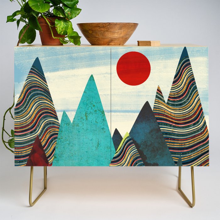 Color Peaks Credenza Gallery Image 1