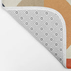 mid century abstract geometric Bath Mat Gallery Image 2
