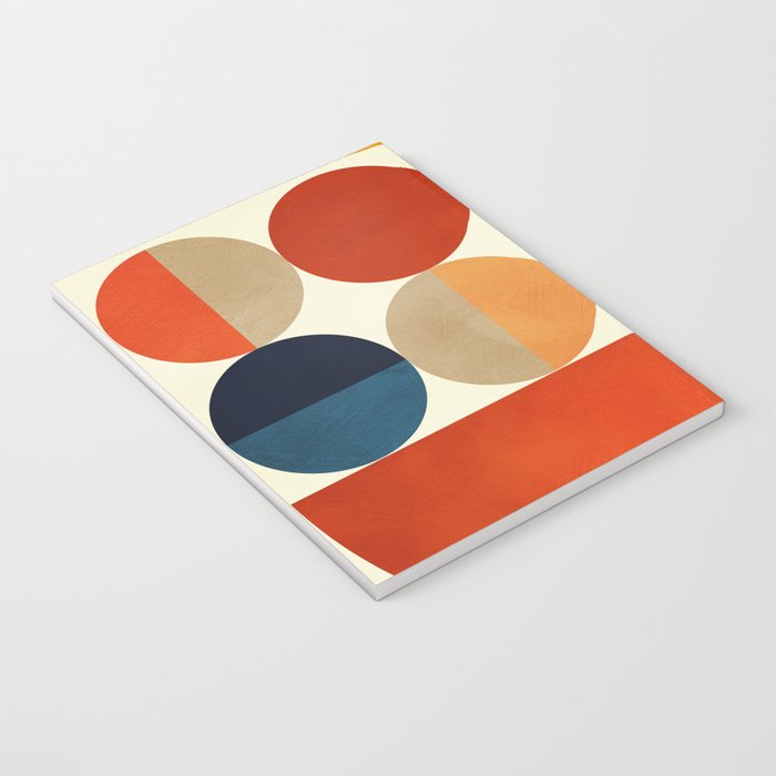 mid century abstract geometric Notebook Gallery Image 3