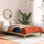mid century abstract geometric Comforter Gallery Image 2
