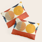 mid century abstract geometric Pillow Sham Gallery Image 3