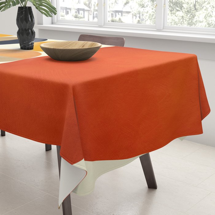 mid century abstract geometric Tablecloth Gallery Image 3