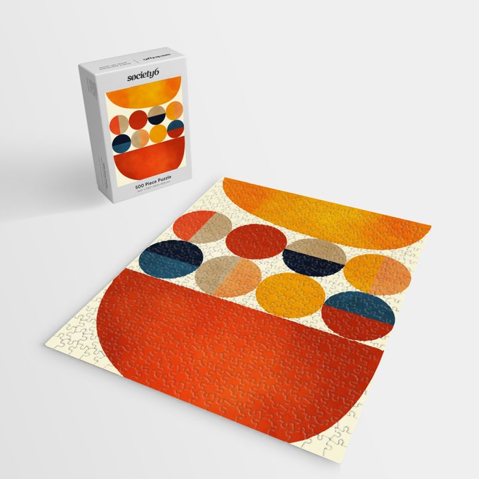 mid century abstract geometric Jigsaw Puzzle Gallery Image 2