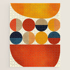 mid century abstract geometric Jigsaw Puzzle Gallery Image 1