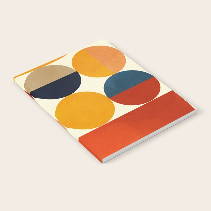 mid century abstract geometric Notebook Gallery Image 2