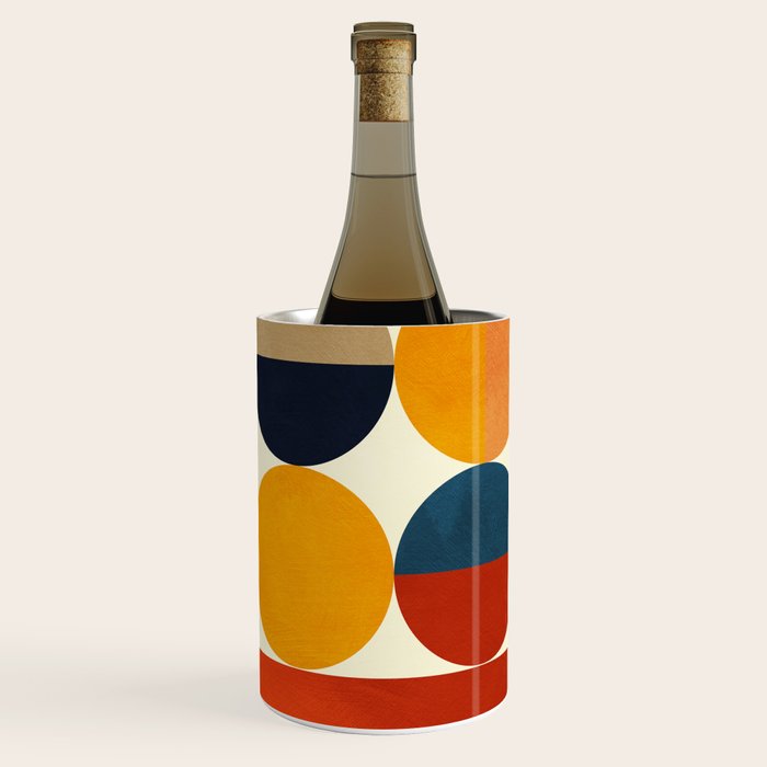 mid century abstract geometric Wine Chiller Gallery Image 3