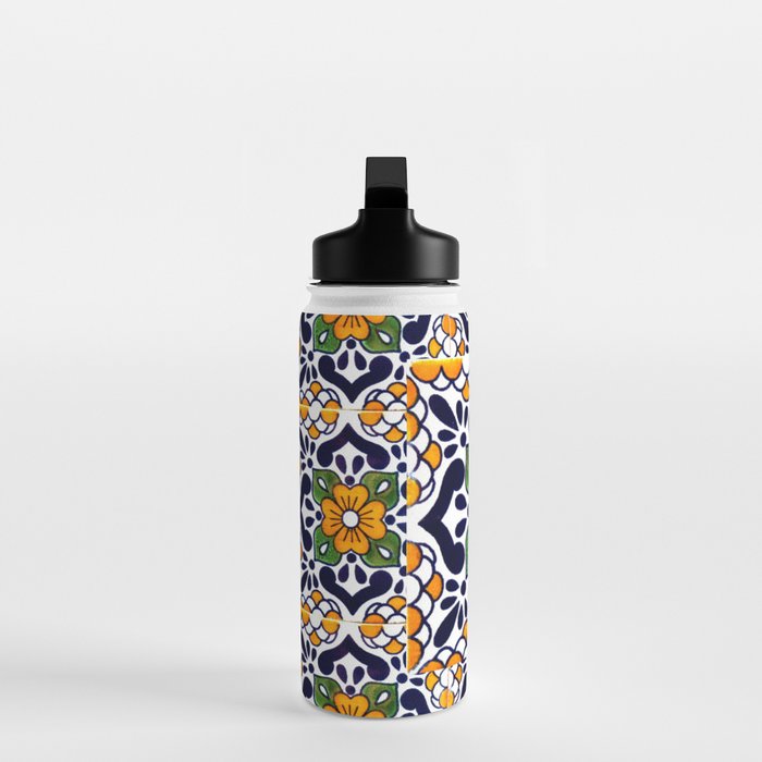 talavera mexican tile_4 Water Bottle Gallery Image 3