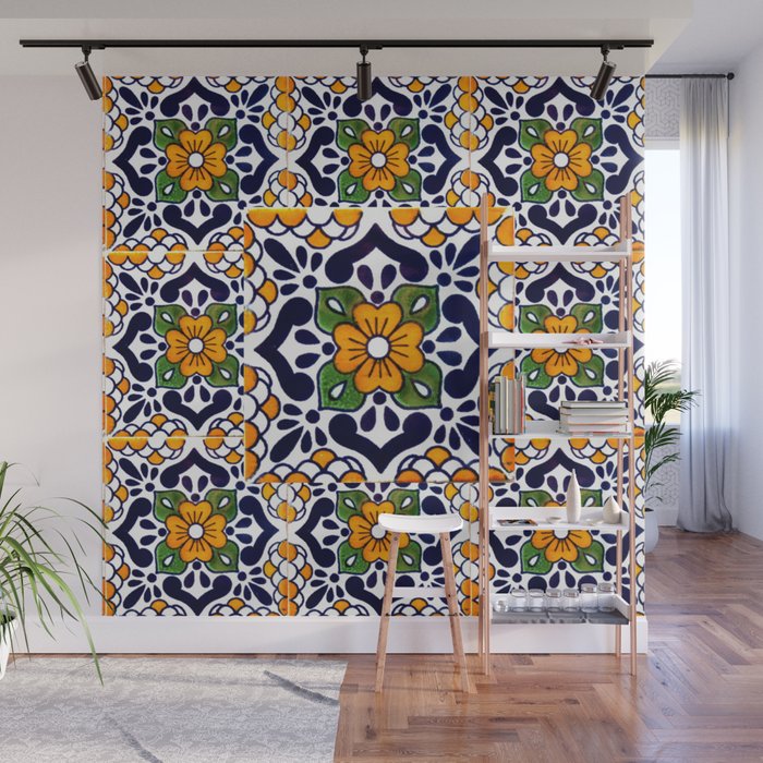 talavera mexican tile_4 Wall Mural Gallery Image 1