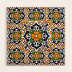 talavera mexican tile_4 Wood Wall Art Gallery Image 1