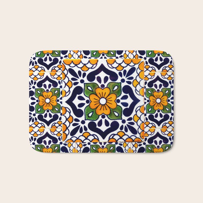talavera mexican tile_4 Bath Mat Gallery Image 1