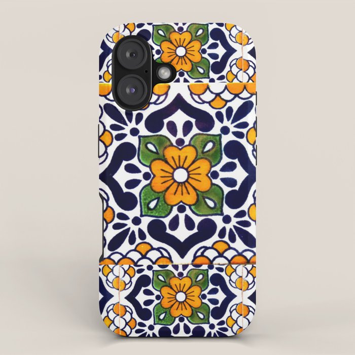 talavera mexican tile_4 iPhone Case Gallery Image 1