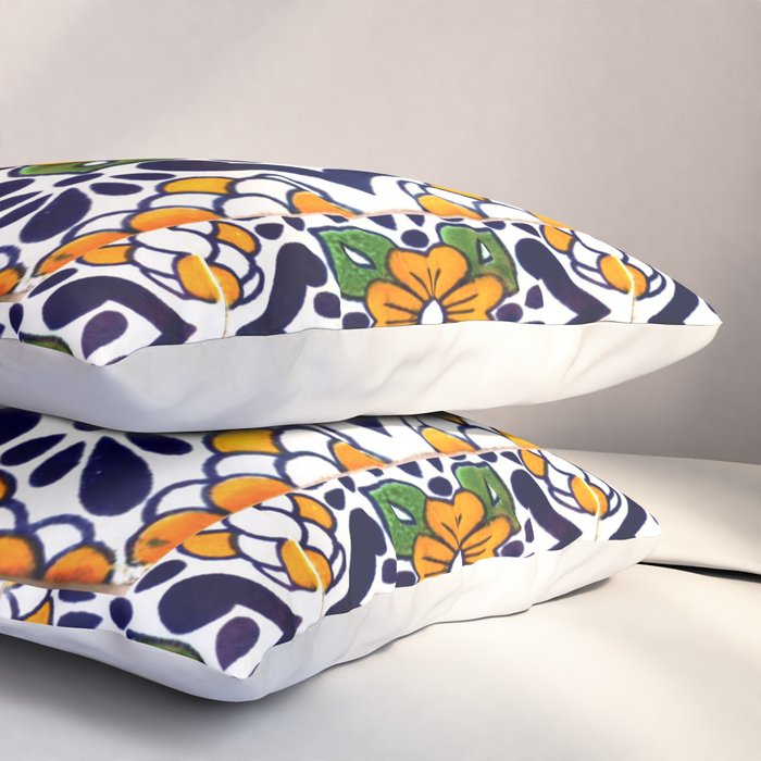 talavera mexican tile_4 Pillow Sham Gallery Image 3