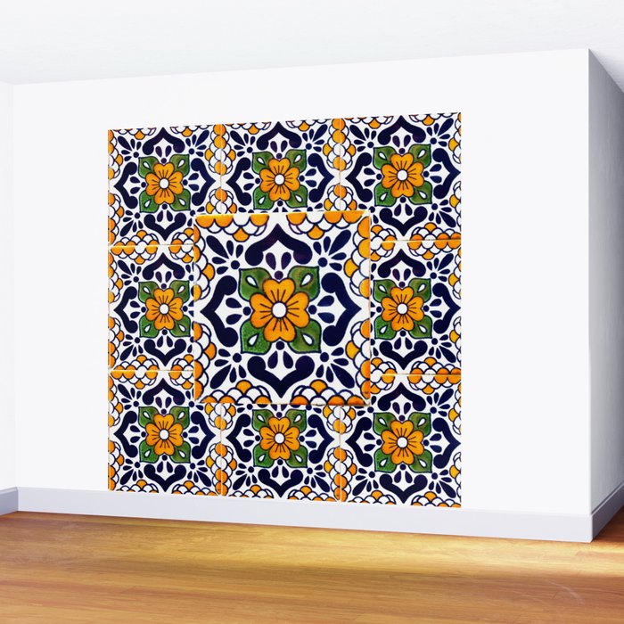 talavera mexican tile_4 Wall Mural Gallery Image 2