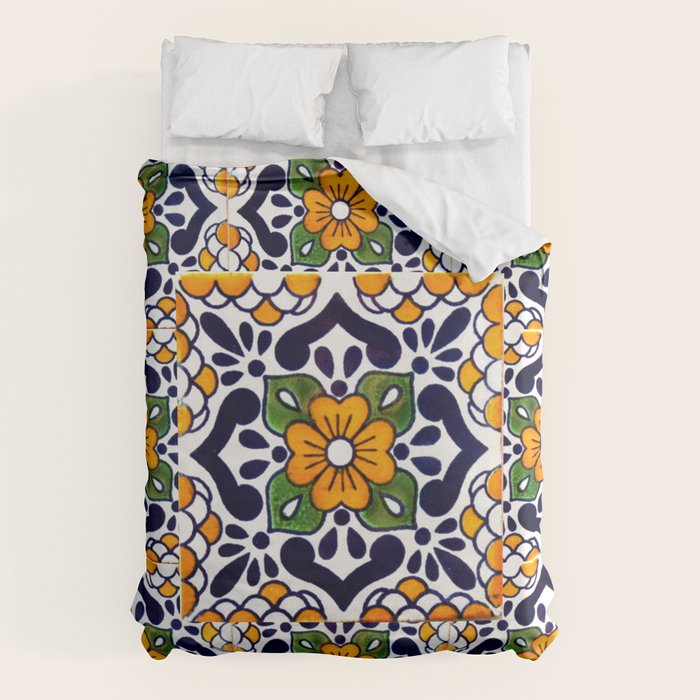 talavera mexican tile_4 Duvet Cover Gallery Image 6