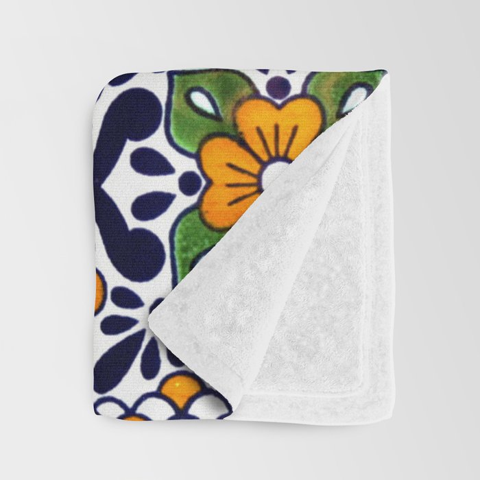 talavera mexican tile_4 Throw Blanket Gallery Image 3