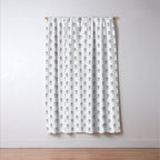 Hydrangea Block Print Window Curtain Gallery Image 3