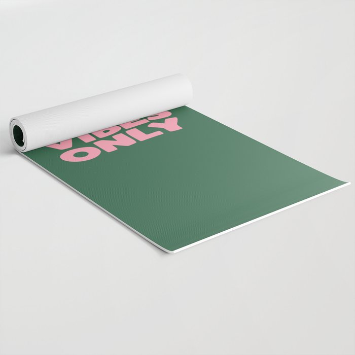 Good Vibes Only Yoga Mat Gallery Image 2