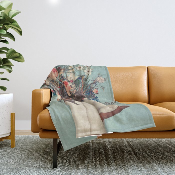 Thank God It's Spring Throw Blanket Gallery Image 1