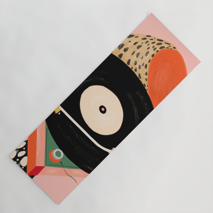 Nostalgic Grooves Yoga Mat Gallery Image 1