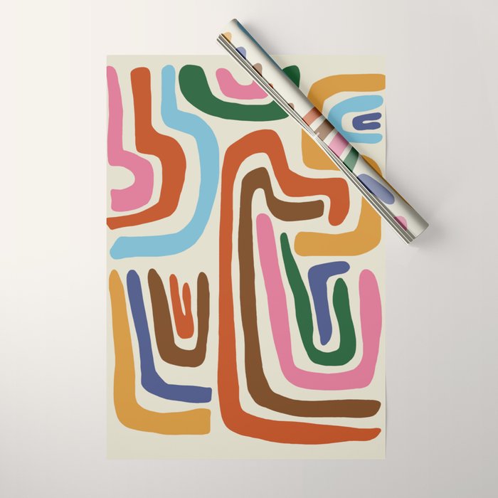 Feeling flow Wrapping Paper Gallery Image 1