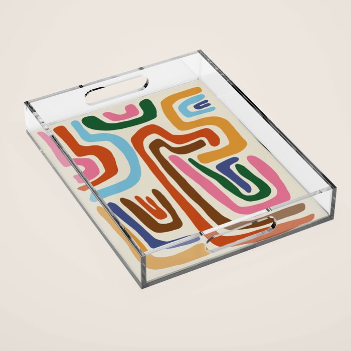 Feeling flow Acrylic Tray Gallery Image 1