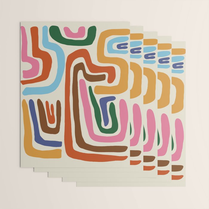 Feeling flow Wrapping Paper Gallery Image 3