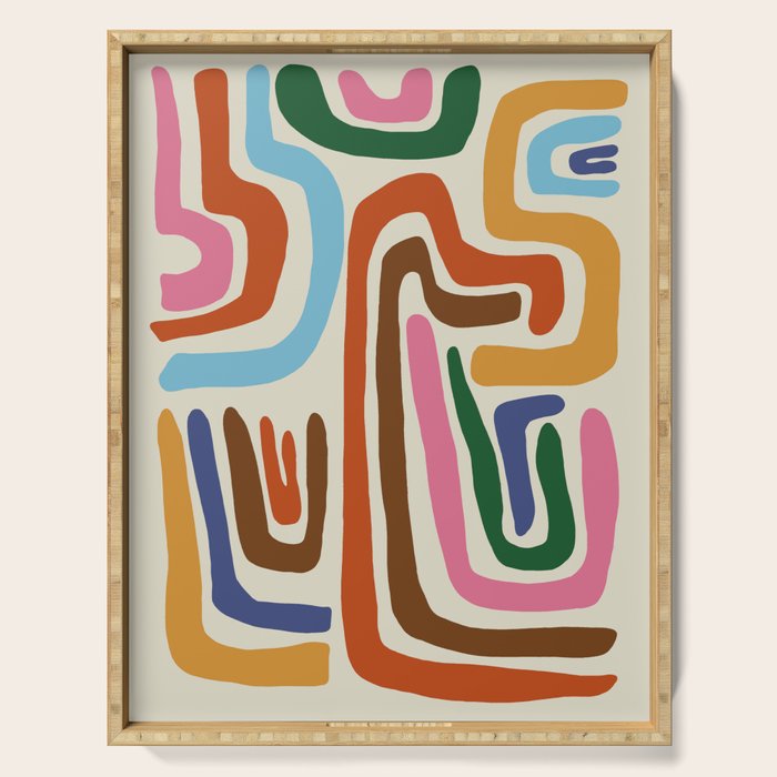 Feeling flow Serving Tray Gallery Image 1