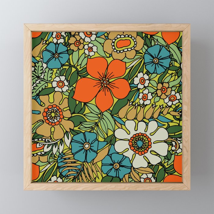 70s Plate Mini Art Print Gallery Image 1