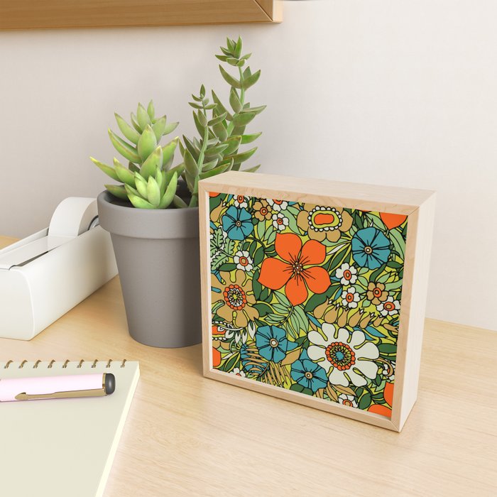 70s Plate Mini Art Print Gallery Image 2