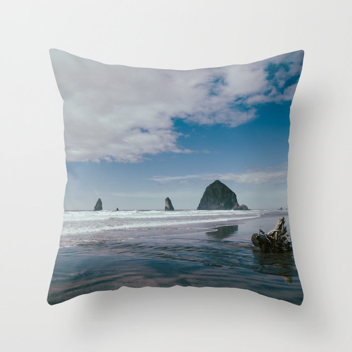 Cannon Beach VII Throw Pillow Gallery Image 6