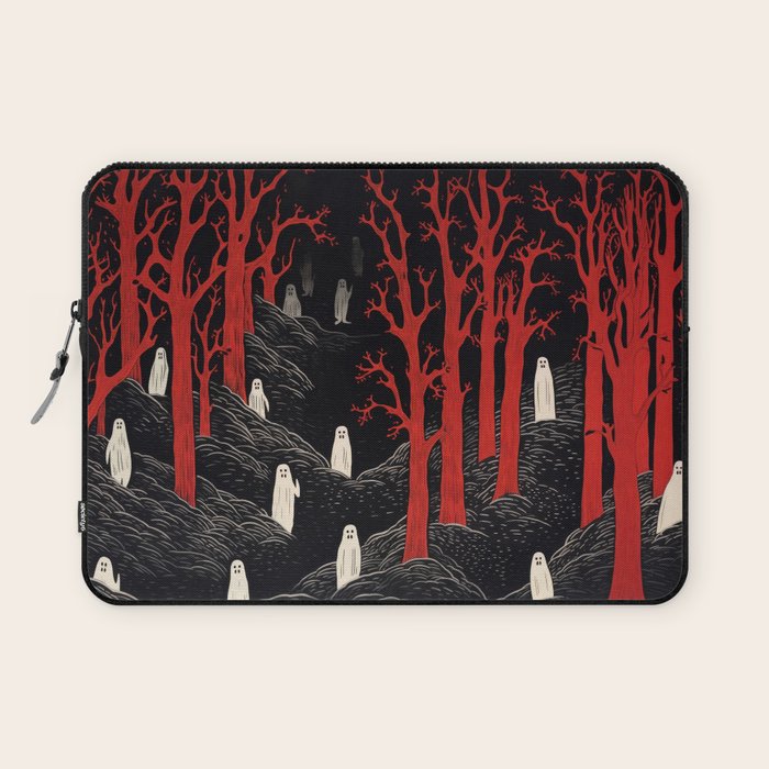 Haunted Ghost Forest  Laptop Sleeve Gallery Image 1