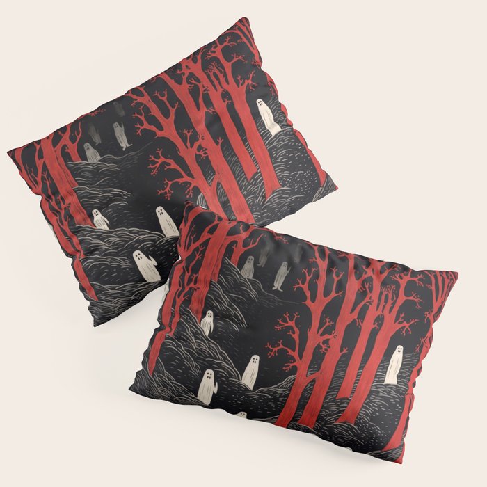Haunted Ghost Forest  Pillow Sham Gallery Image 3