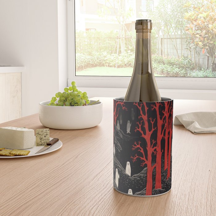Haunted Ghost Forest  Wine Chiller Gallery Image 4