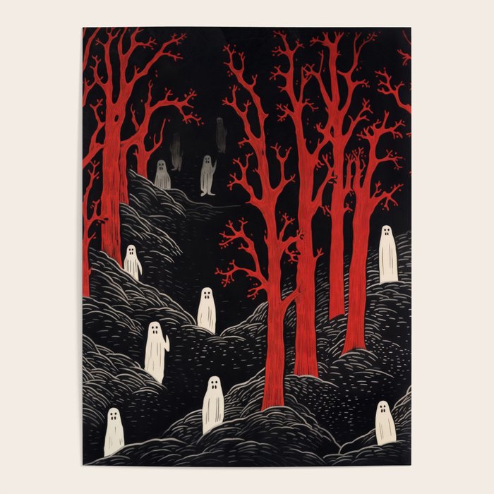 Haunted Ghost Forest  Poster Gallery Image 4