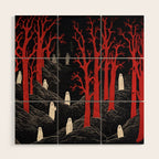 Haunted Ghost Forest  Wood Wall Art Gallery Image 1