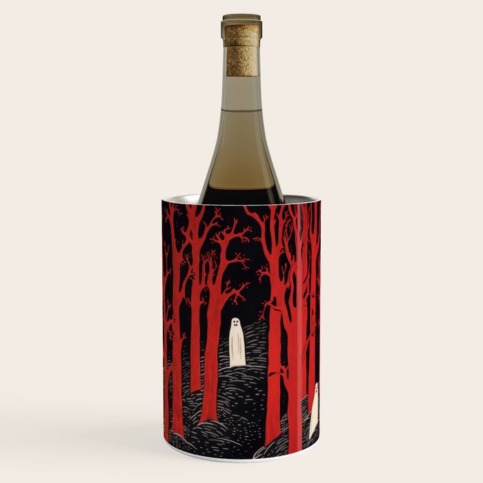 Haunted Ghost Forest  Wine Chiller Gallery Image 3