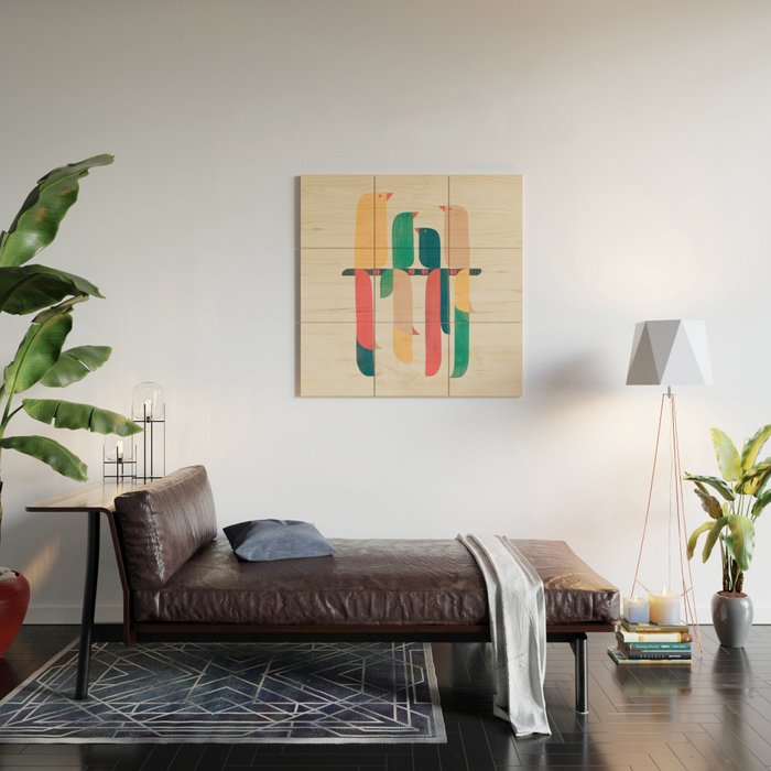 Quartet Wood Wall Art Gallery Image 2